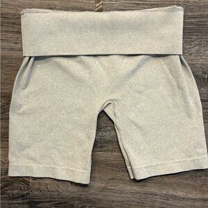 Women's Heather Gray Bike Shorts